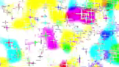 Fast motion glittering in colorful background. 4k resolution 2D backdrop