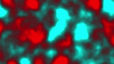 Red and green fractal noise animation. 4k resolution 2D backdrop