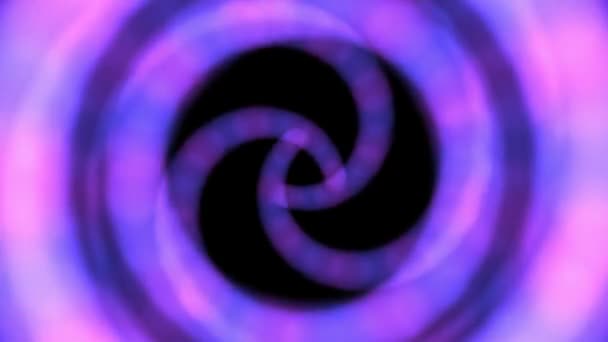 Purple Circular Tangle Effect Animation Background Resolution Backdrop — Stockvideo