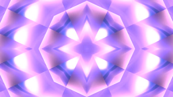 Glow Symmetry Kaleidoscope Background Resolution Backdrop — Vídeos de Stock