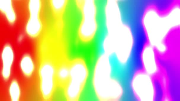 Glow Colorful Shining Background Gradient Rainbow Color Background — Stock Video