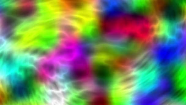 Colorful Chaos Flow Animation Background Resolution Backdrop — Stockvideo