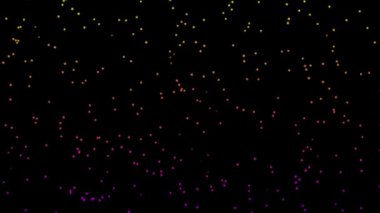 Colorful particle move to right gradient animation background. 4k resolution 2D backdrop