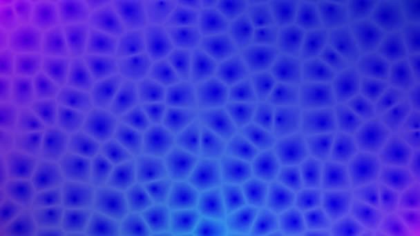 暗いアニメーション背景の細胞パターン 4K分解能2D背景 — ストック動画