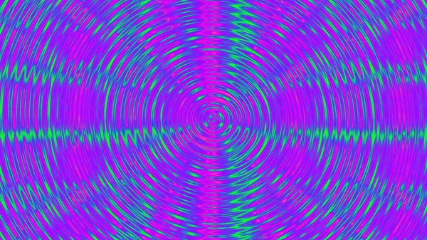 Kaleidoskop Muster Radiowellen Hintergrundeffekt Computerrendering Design — Stockfoto