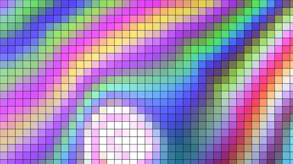 Square Shape Black Outline Gradient Background Computer Rendering Design — Stock Photo, Image