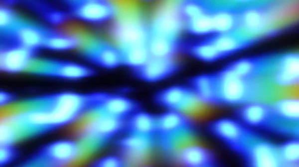 催眠蓝色棱镜梯度梦幻般的背景 2D计算机渲染设计 — 图库照片