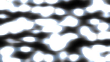 Siyah arka planda beyaz bir parıltı. 2B bilgisayar hazırlama tasarımı