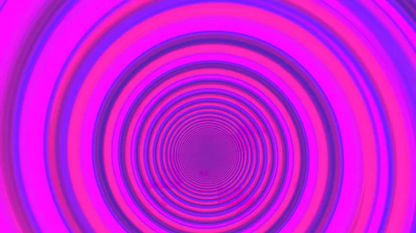 Fioletowy Cyjan Kolor Nieskończone Tło Tunelu Projekt Renderowania Komputera — Zdjęcie stockowe