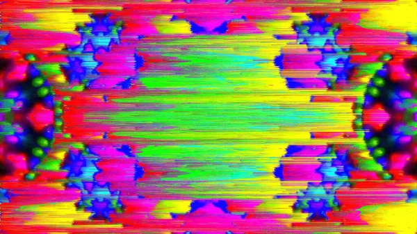 Rodzaj Pikseli Poziome Kolorowe Tło Projekt Renderowania Komputera — Zdjęcie stockowe