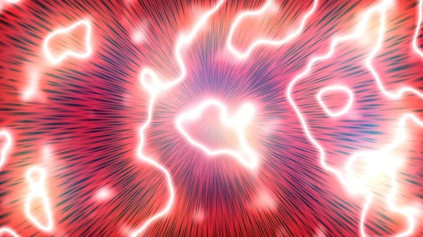 Rood Plasma Effect Achtergrond Effect Computer Rendering Ontwerp — Stockfoto