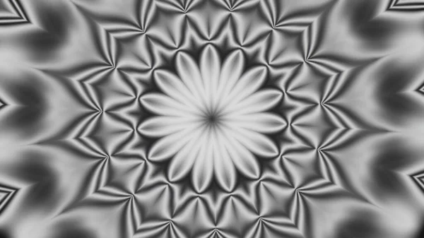 Monochromatyczny Kalejdoskop Abstrakcyjne Tło Projekt Renderowania Komputera — Zdjęcie stockowe