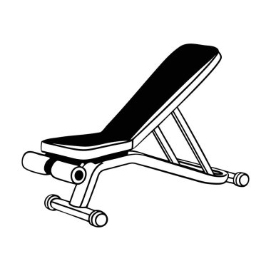 Beyaz arkaplanlı basit biseps bankı oluştur