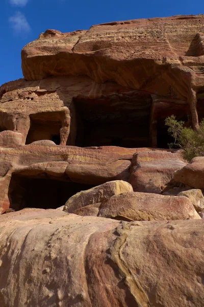 Petra şehrinin eski kalıntıları, Jordan.