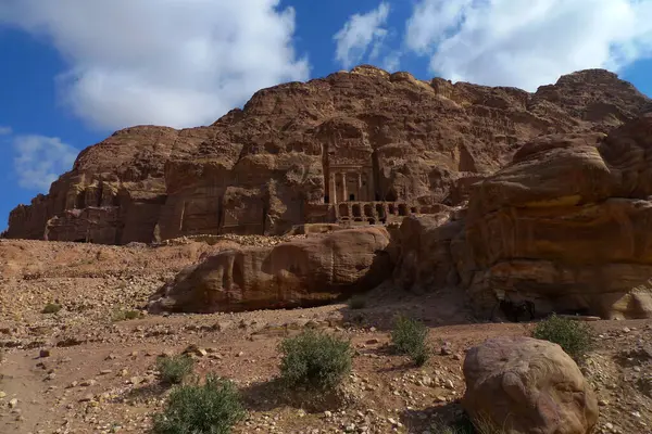Les Ruines Antiques Pétra Jordan — Photo