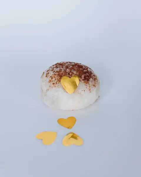 Ένα Δημοφιλές Ιαπωνικό Επιδόρπιο Φτιαγμένο Από Αλεύρι Ρυζιού Και Κρέμα — Φωτογραφία Αρχείου