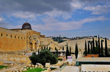 Al-Aqsa Mosque in Jerusalem. Islamic shrine