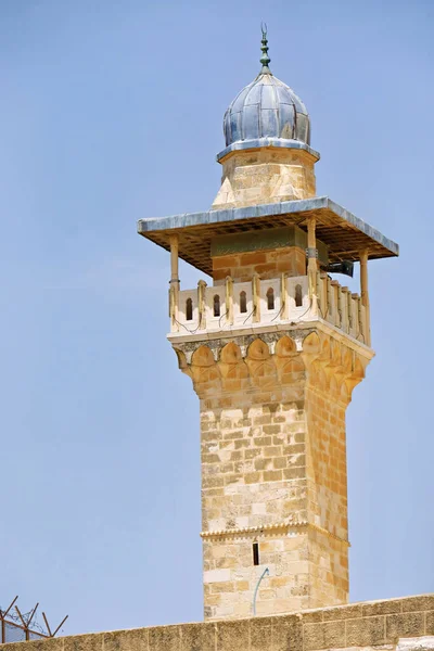 예루살렘의 지역에 역사적 건물들의 파편들 — 스톡 사진