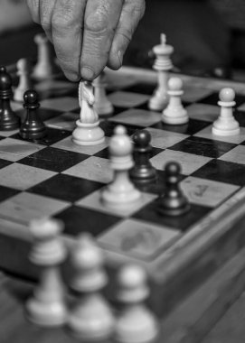 Championship Chess Tournament. Chess board. we play chess.