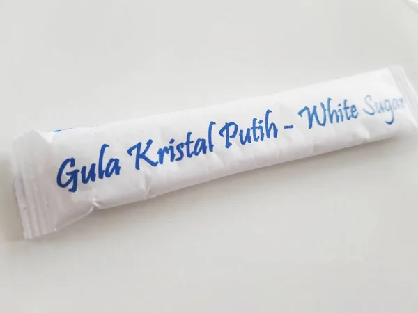 Jacarta Indonésia Outubro 2022 Isto Uma Vara Açúcar Cristal Branco — Fotografia de Stock