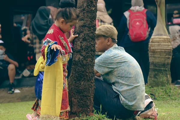 Jakarta Indonésie Listopadu2022 Soutěže Národního Souostroví Účastní Malé Děti Mateřské — Stock fotografie