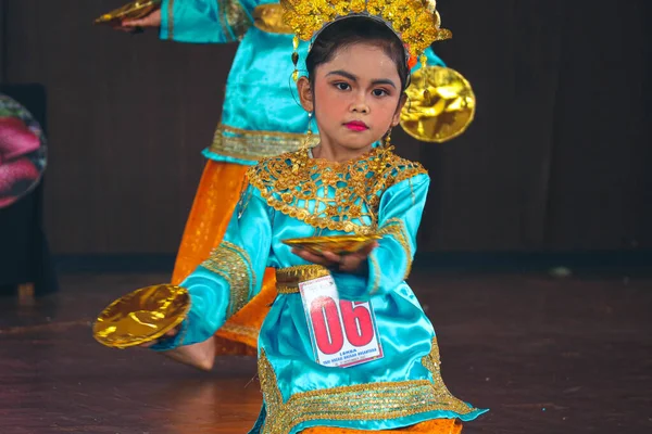 자카르타 인도네시아 2022 유치원에서 학교에 이르기까지 어린이들 대회에 참가하고 인도네시아의 — 스톡 사진