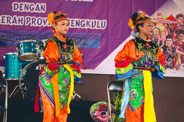 Τζακάρτα Ινδονησία Νοέμβριος 2022 Στον Εθνικό Διαγωνισμό Χορού Αρχιπελάγους Συμμετέχουν — Φωτογραφία Αρχείου