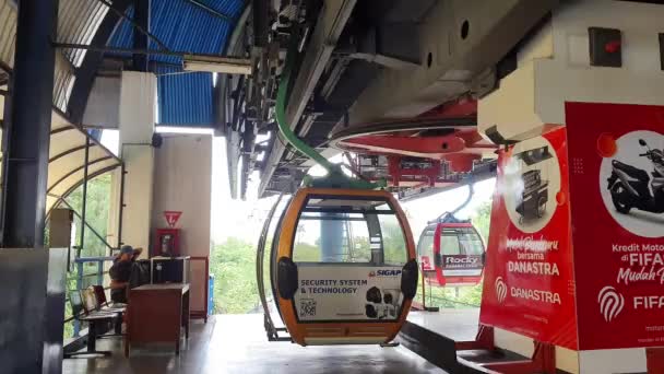 Jakarta Indonesia November 2022 Cable Car Commonly Called Gondola Ancol — Video