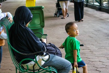 Jakarta, Indonesia in December 2022. The Zoo in Ragunan is one of the favorite places for small and large families which is very crowded during holidays. In this place children can get to know various kinds of animals.