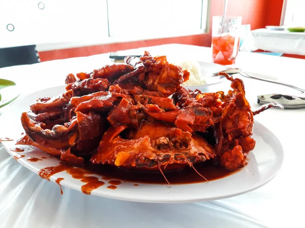 One Cak Gundul Main Dishes King Crab Crab Sweet Sour —  Fotos de Stock