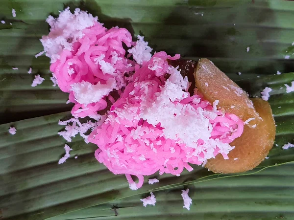 Nourriture Traditionnelle Jepara Savoir Gethuk Putu Mayang Mélange Gendar Qui — Photo