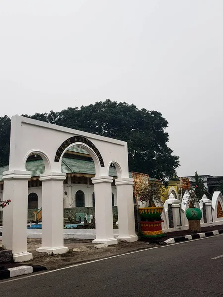Riau Indonesien Oktober 2019 Koto Tinggi Kyrkogårdskomplex Begravningsplatsen För Sultanerna — Stockfoto