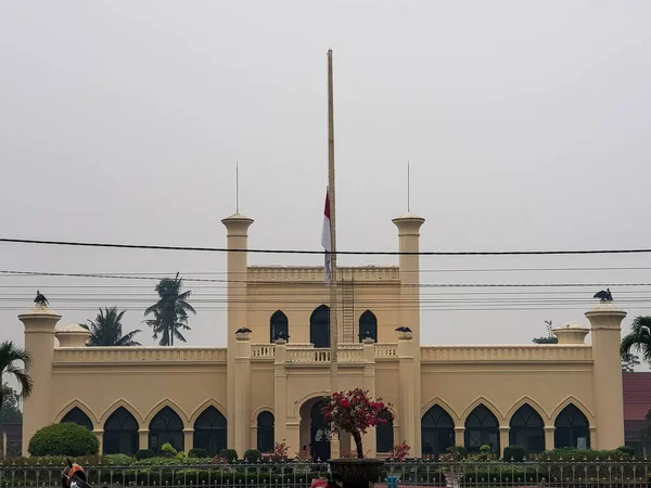 Riau Indonesia 2019 현재까지 스리랑카의 프라푸라 궁전아 이스타나 인드라푸라 Istana — 스톡 사진
