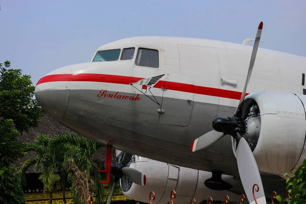 Jakarta Indonesien Juli 2022 Dakota 001 Seulawah Ett Transportflygplan Som — Stockfoto