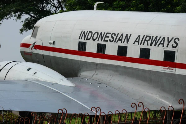 Dżakarta Indonezja Lipcu 2022 Dakota 001 Seulawah Pierwszy Samolot Transportowy — Zdjęcie stockowe
