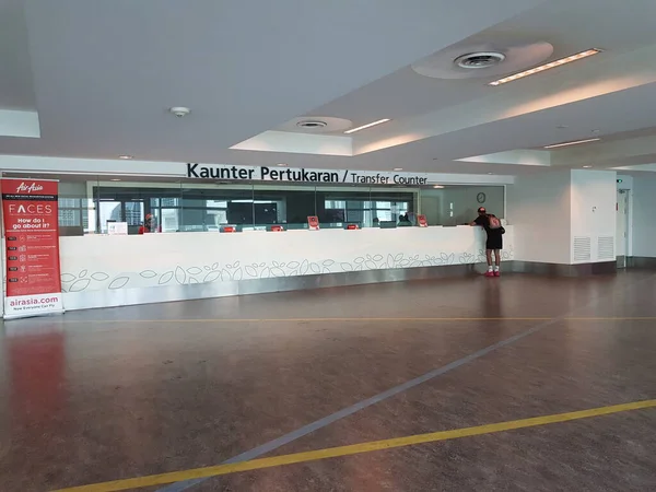 Kuala Lumpur Malásia Maio 2023 Contador Transferências Terminal Aeroporto Klia — Fotografia de Stock