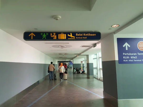 Kuala Lumpur Malaisie Mai 2023 Hall Terminal Transfert Klia Klia — Photo