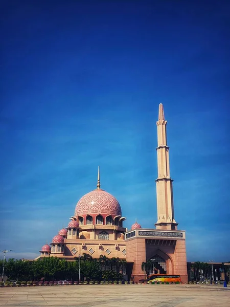 Putra Jaya Malaysia May 2023 Putra Mosque Malay Masjid Putre — Stock Photo, Image