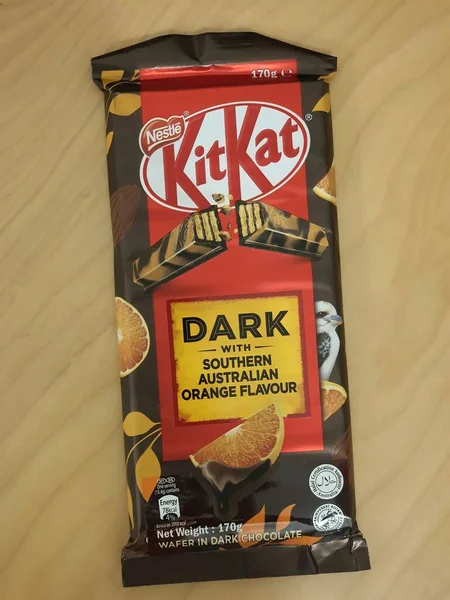 Kuala Lumpur Malásia Maio 2023 Kitkat Variante Wafer Chocolate Nestlé — Fotografia de Stock