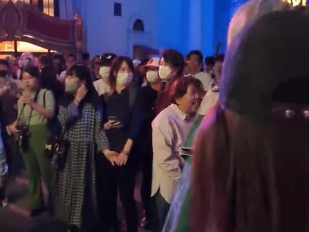 Osaka Japonia Września 2023 Roku Jedna Ekscytujących Imprez Usj Gdzie — Wideo stockowe