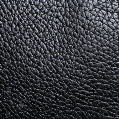 düz siyah deri dokusu