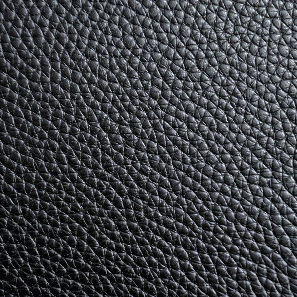 Textura Couro Preto Branco Plano — Fotografia de Stock