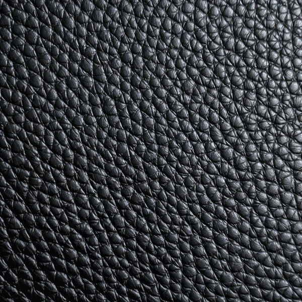 Textura Plana Cuero Negro Blanco — Foto de Stock