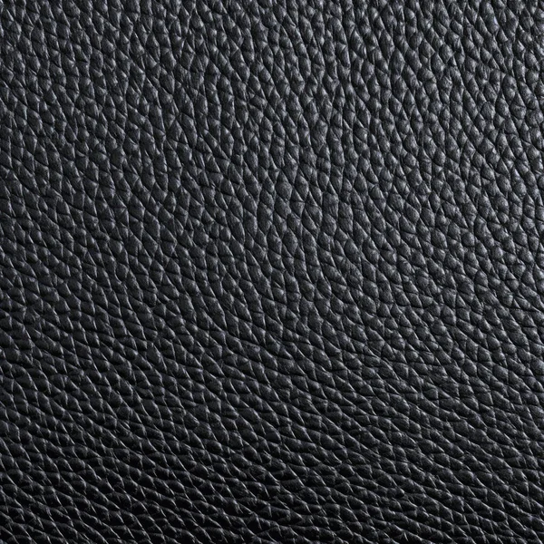 Плоская Черная Кожаная Текстура — стоковое фото
