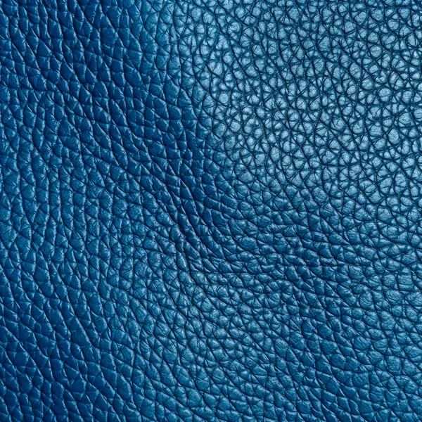 Prázdná Modrá Kožená Textura — Stock fotografie