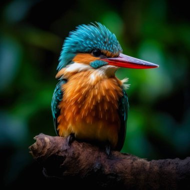 Açık havayı kapatın. Sıradan balıkçı kuşu.