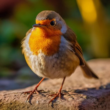 Avrupa 'nın açık hava Robin Bird' ünü kapatın.