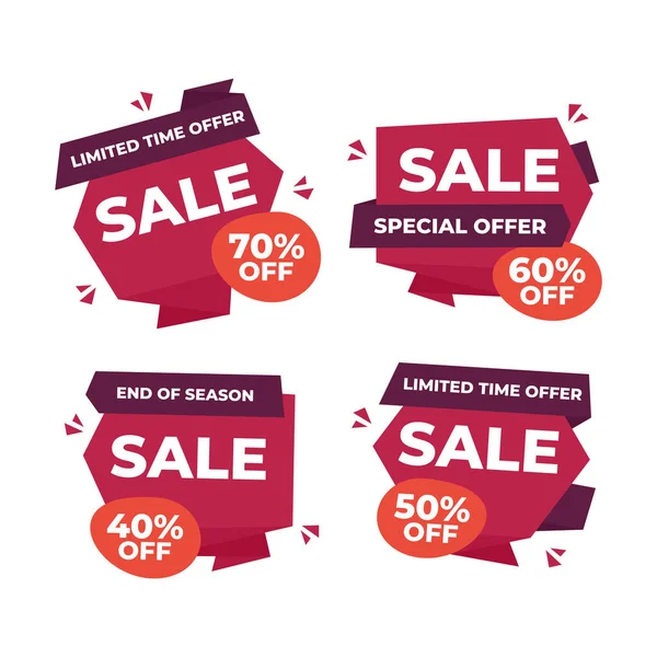 Sale banner template set