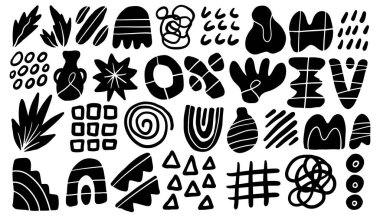 Arkaplanda organik soyut şekil