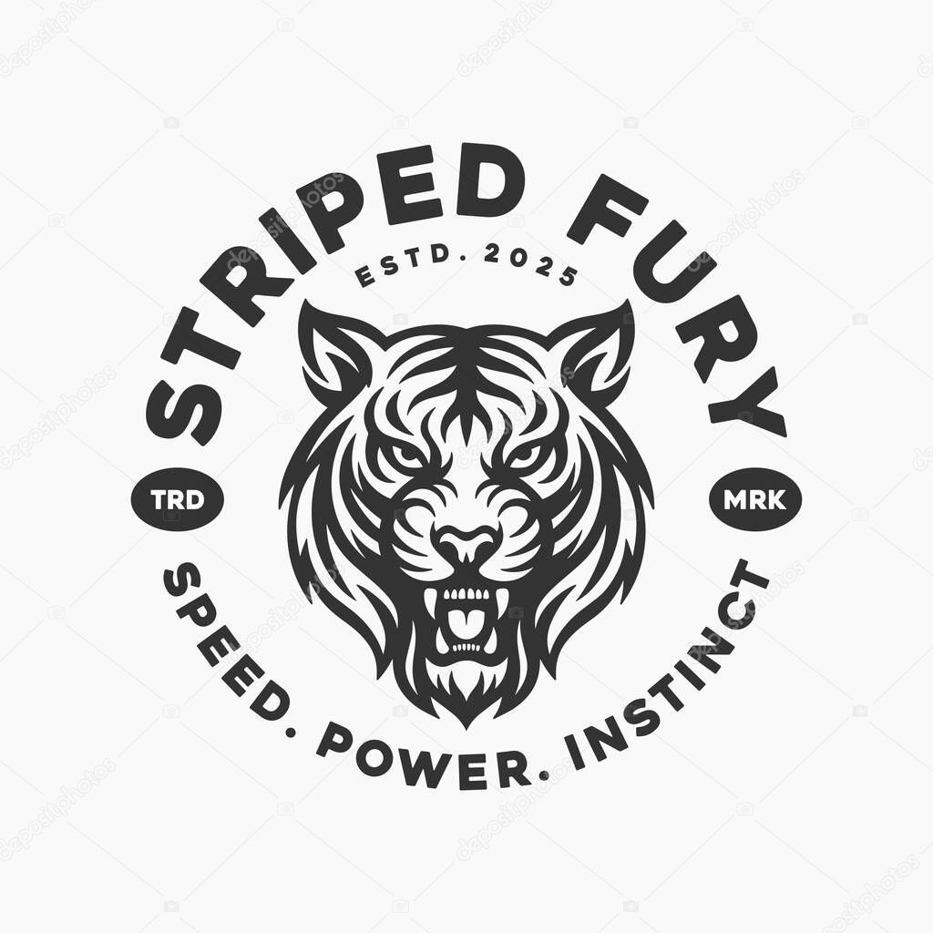 Tiger Head Logo Vector Design